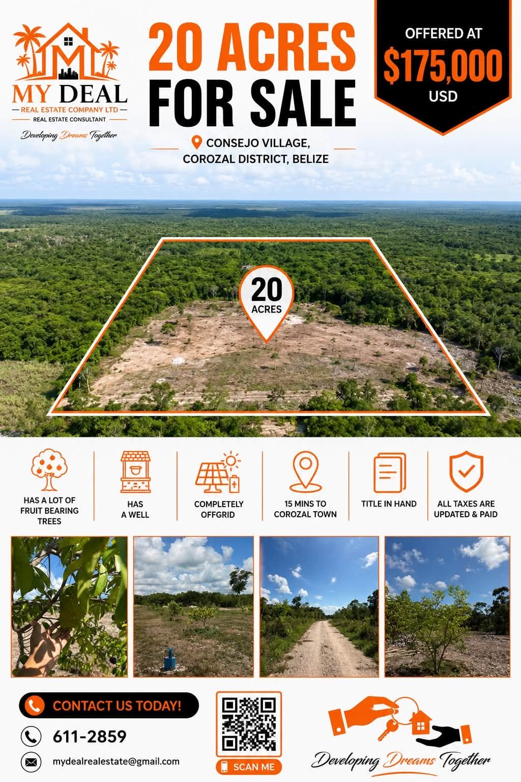 20 ACRES FOR SALE | CONSEJO VILLAGE, COROZAL DISTRICT