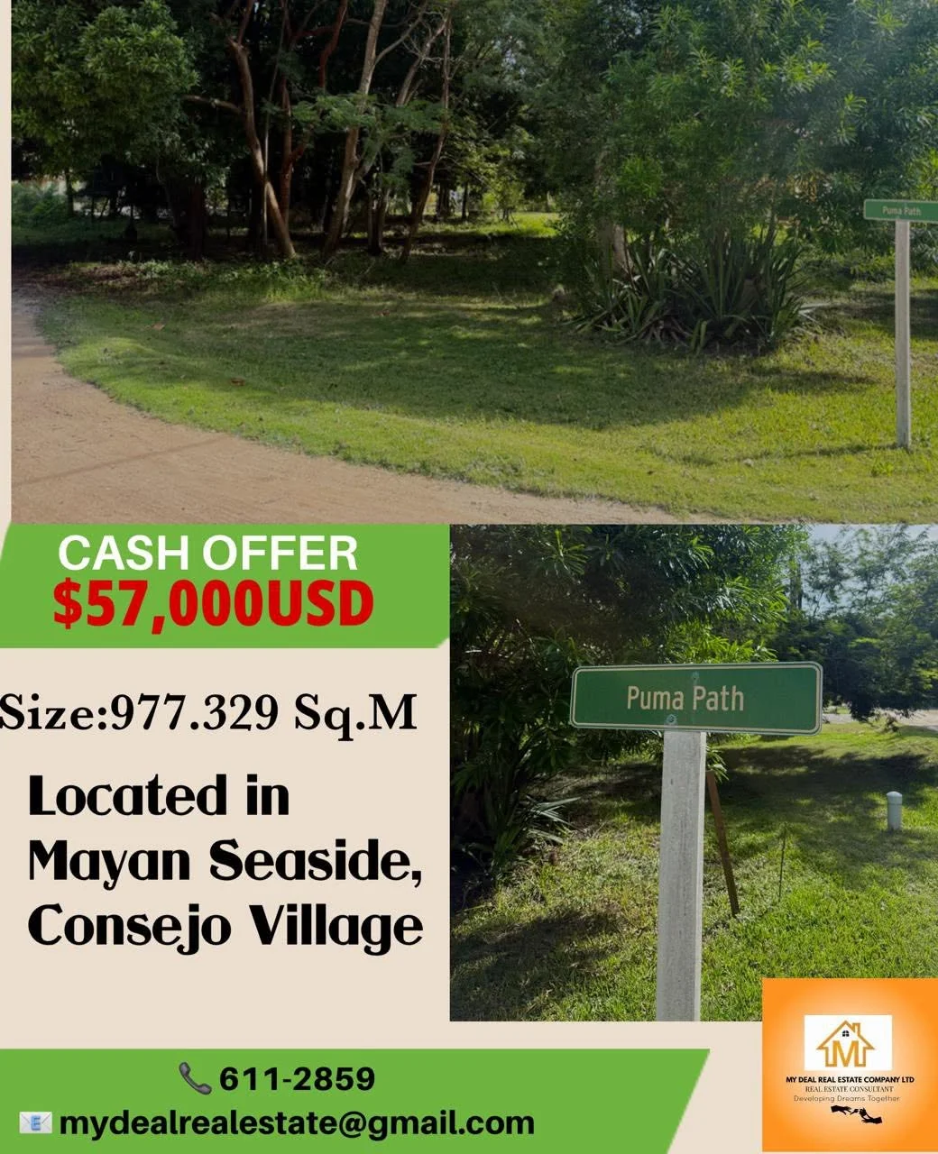 MAYAN SEASIDE,CONSEJO VILLAGE,COROZAL (NO SELLER FINANCING AVAILABLE. HOWEVER, THE SELLER IS MOTIVATED AND OPEN TO REASONABLE OFFERS.)
