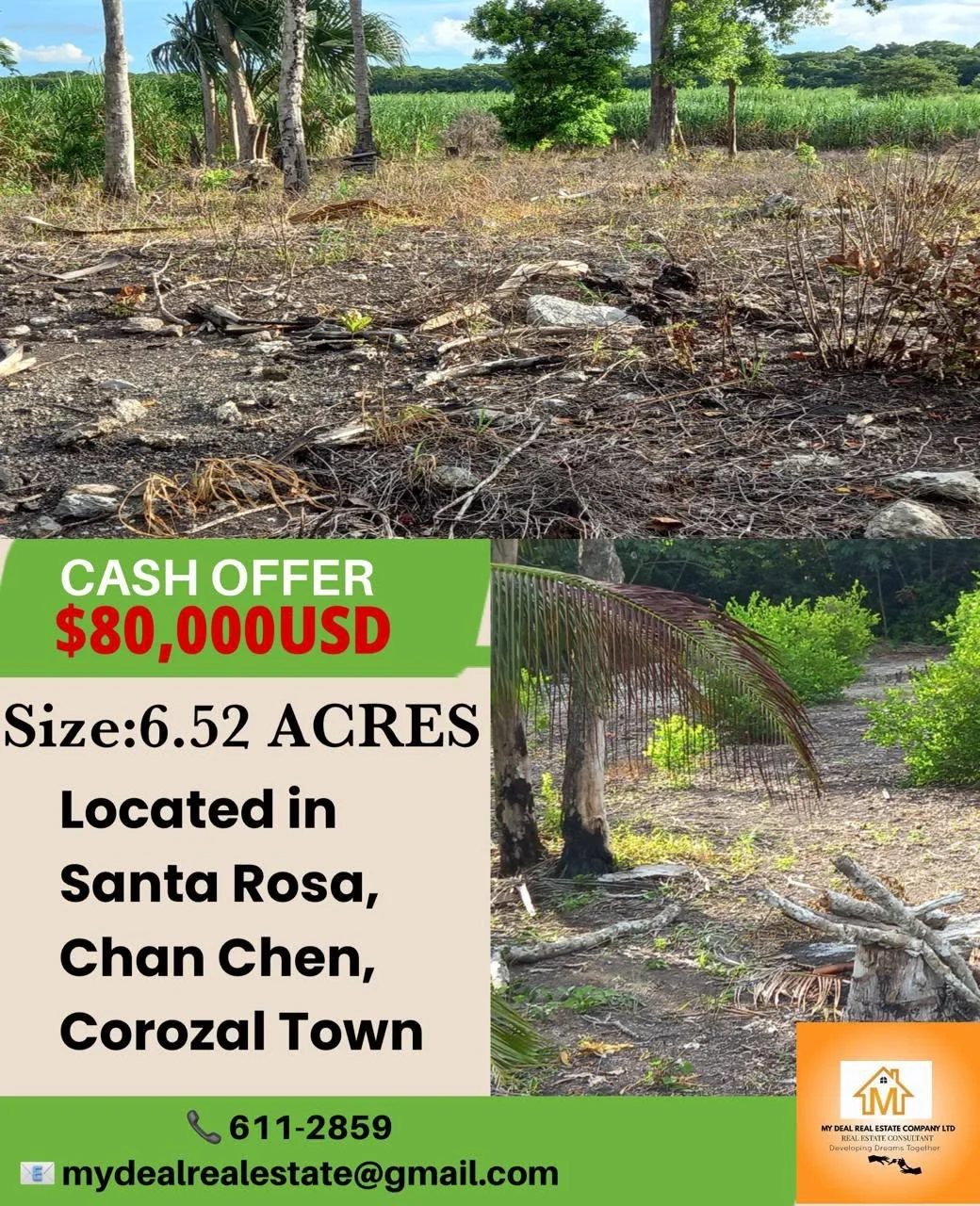 Santa Rosa, Chan Chen, Corozal Town (NO SELLER FINANCING AVAILABLE. HOWEVER, THE SELLER IS MOTIVATED AND OPEN TO REASONABLE OFFERS.)