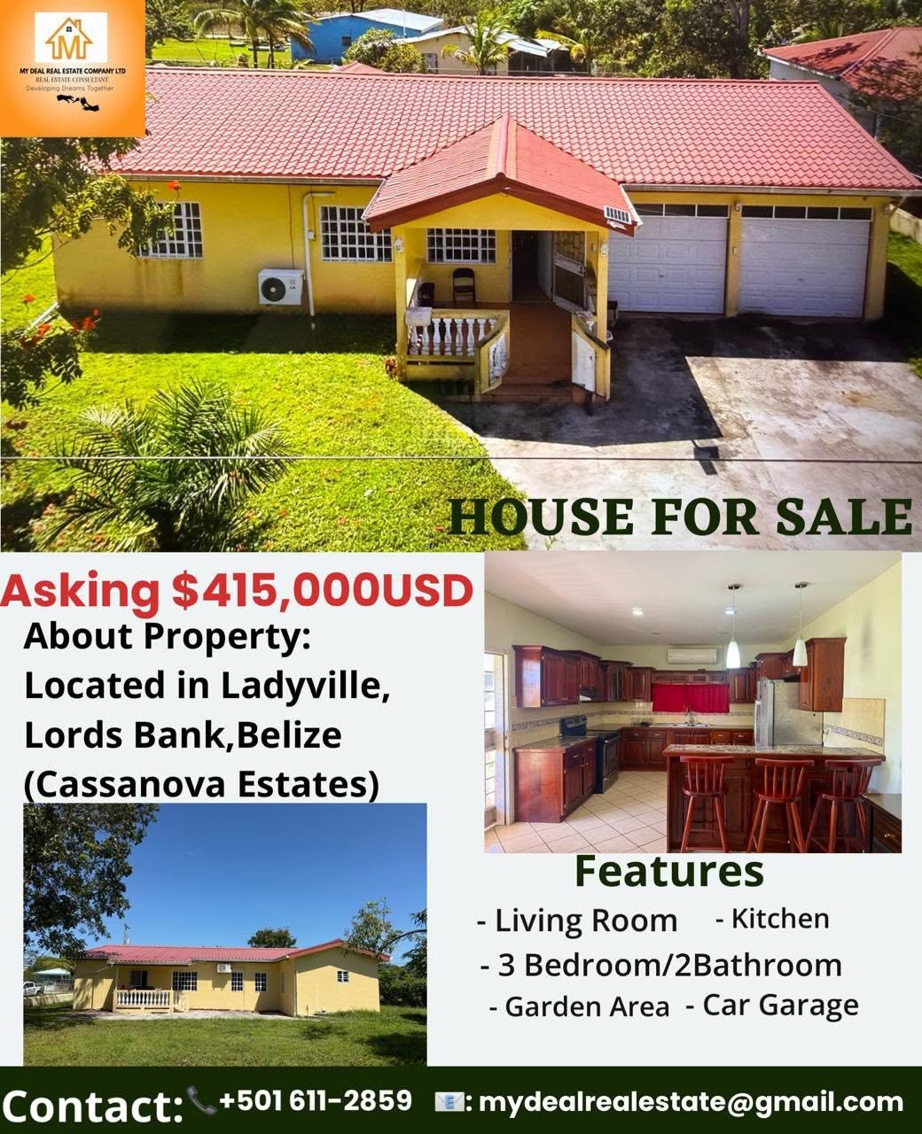 FULLY FURNISHED HOUSE FOR SALE – Cassanova Estates, Ladyville