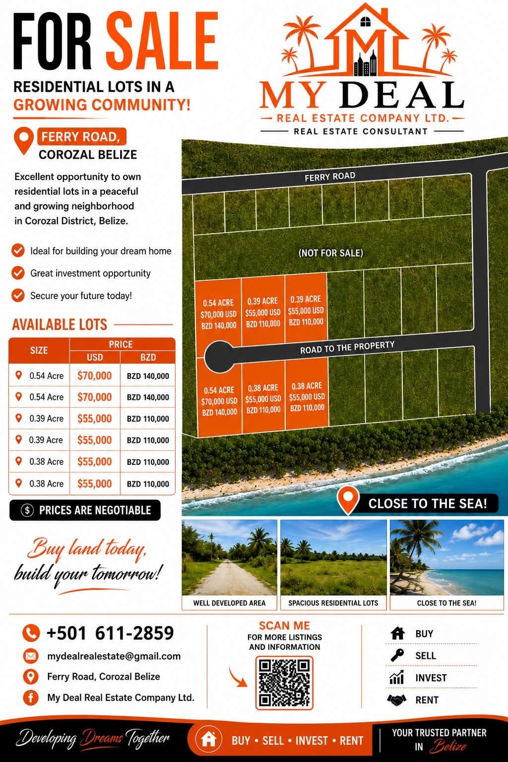 Residential Lots on Ferry Road, Corozal, Belize